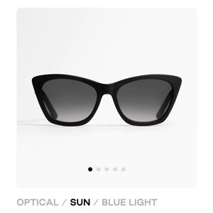 DL Eyewear Rose Matte Black sunglassss